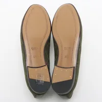 グッチ ヨルダーン 25年 キャンバス×レザー ローファー 37.5