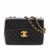 【美品】CHANEL デカマトラッセダブルフラップ ショルダーバッグ2way シャネル 2.55 レザー ダブルフラップ ダブルチェーンバッグ デカ