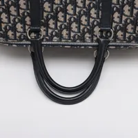 クリスチャンディオール トロッター キャンバス×レザー ボストンバッグ