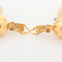 シャネル ココマーク 93A イヤリング(両耳用) GP×フェイクパール