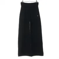 シャネル カシミヤ×シルク パンツ 34 レディース ブラック 保存袋付