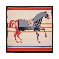 エルメス カレジェアン PATCHWORK HORSE パッチワークの馬 スカーフ