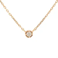 スタージュエリー バタフライ ハイ ダイヤ ネックレス K10(YG) 0.9g