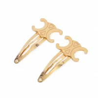 セリーヌ ゴールド ヘアクリップ 2個セット セリーヌ トリオンフ ヘアクリップ GP ゴールド 2本セット A4205557
