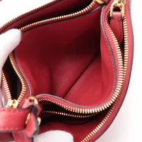 プラダ ヴィッテロフェニックス レザー ショルダーバッグ レッド