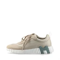 エルメス レザー スニーカー 38 レディース ブラウン デイドリーム