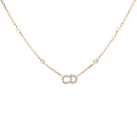 ディオール Clair D Lune クレール ディー リュヌ ネックレス GP