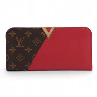 LOUIS VUITTON M56174 ポルトフォイユキモノ 財布 ヴィトン モノグラム ポルトフォイユキモノ M56174 レッド×ブラウン