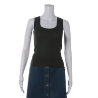 シャネル ココマーク 05A カシミヤ タンクトップ 38 レディース グレー