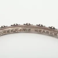 【美品】クロムハーツ バングル クロムハーツ クロスバンド バングル 925 42.5g インボイスアリ