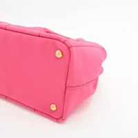 プラダ カナパ キャンバス 2WAYハンドバッグ ピンク 1BG439 DP021686