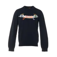 ヴィトン×NIGO 22SS コットン デニムジャケット 48 メンズ ブラック