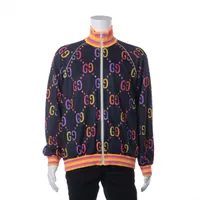 グッチ GGジャカード 22AW ウール×アクリル カーディガン XS メンズ
