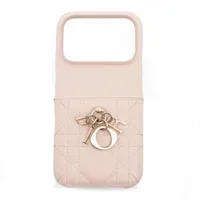 プラダ サフィアーノ レザー iPhoneケース ピンク iPhone15ProMAX