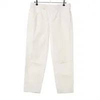 エルメス　パンツ　コットン　ホワイト系　チノパン エルメス コットン×ポリウレタン チノパンツ 36 レディース ホワイト