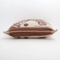 エルメス クッション ウール ベージュ ゼブラ ジグザグ A4616694｜中古