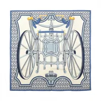 エルメス カレ90 Balade en Berline ベルリンヌ馬車に乗って スカーフ