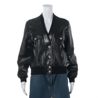 ジョセフ ムートン ジャケット 36 レディース ブラック W1233051703