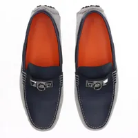 エルメス アーヴィング レザー ドライビングシューズ 40 1/2 メンズ