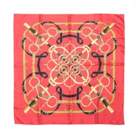 エルメス カレ90LA ROSEE 薔薇の雫 スカーフ シルク A3042909｜中古