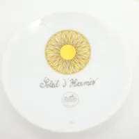 エルメス ソレイユドゥエルメス ボウル 陶器 イエロー 底印
