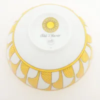 エルメス ソレイユドゥエルメス ボウル MM 陶器 イエロー 底印