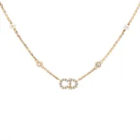 ディオール Clair D Lune クレール ディー リュヌ ネックレス GP