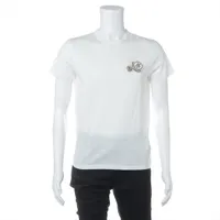 モンクレール 19年 コットン Tシャツ M メンズ ホワイト E20918032500