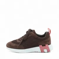 エルメス バウンシング スエード×ファブリック スニーカー 35.5
