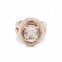 Tom Wood Cushion Ring 58 925 x stone 14.5g silver x black A4687446