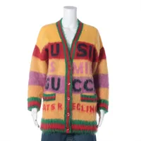 GUCCI マスタード カーディガン L グッチ カーディガン｜中古ブランド品・ブランド古着通販｜ALLU