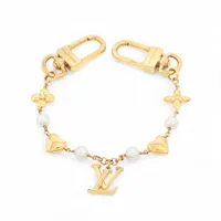 ヴィトン バレッタLVバックステージ AK0274 ヘアクリップ GP×レザー