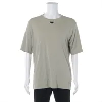 パパスプラス】未使用品 コットンポケット付きTシャツ S グレー パパス