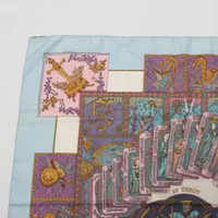 エルメス カレ90 LE TAROT タロットカード スカーフ シルク ライト