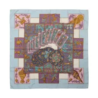 エルメス カレ90 LE TAROT タロットカード スカーフ シルク ライト