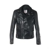 メゾンマルジェラ 15AW カーフ ライダースジャケット 48 メンズ