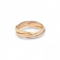 Cartier Trinity Ring 750(YG×PG×WG) 7.5g 51 A4453951｜Pre-owned