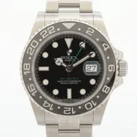 ロレックス GMTマスターⅡ 116710LN SS SS AT ブラック文字盤