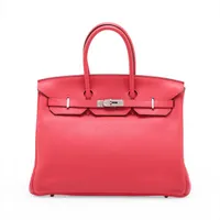 エルメス バーキン35 ルトゥルネ トリヨンクレマンス レッド シルバー金具 □O:2011年