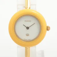 グッチ チェンジベルト 1800L GP QZ 白文字盤 A2041079｜中古ブランド
