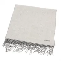 エルメス カシミヤ マフラー グレー エルメス ロゴ マフラー カシミヤ グレー A4677465｜中古ブランド品