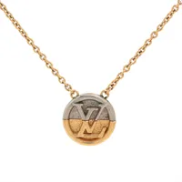 ヴィトン M01022 コリエ ルイゼット LE3272 ネックレス GP×メタル