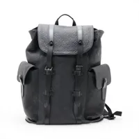 ヴィトン トリヨンモノグラム クリストファー MM M55699 ブラック RFID反応あり