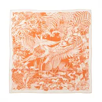 エルメス カレ90 FLAMINGO PARTY フラミンゴパーティ スカーフ シルク 