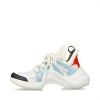 LOUISVUITTON アークライトラインメッシュスニーカー18年モデル ヴィトン LVアークライトライン 18年 レザー×メッシュ スニーカー 42