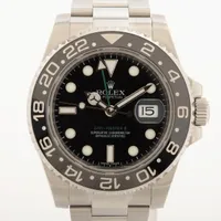 ロレックス GMTマスターⅡ 116710LN SS SS AT ブラック文字盤 あまりごま3 納品書付属