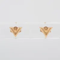 美品 ルイヴィトン ブックルドレイユ ピアス プティ ルイ ゴールド 両耳 ヴィトン M00390 ブックルドレイユ プティ ルイ LE1292 ピアス(両耳用
