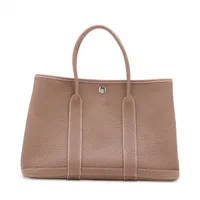 エルメス ガーデンパーティ30 TPM ネゴンダ エトゥープ シルバー金具 □P:2012年