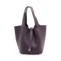 エルメス ピコタンロック18 PM トリヨンクレマンス レザン シルバー金具 □M:2009年