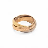 Cartier Trinity Ring 750(YG×PG×WG) 7.5g 51 A4453951｜Pre-owned